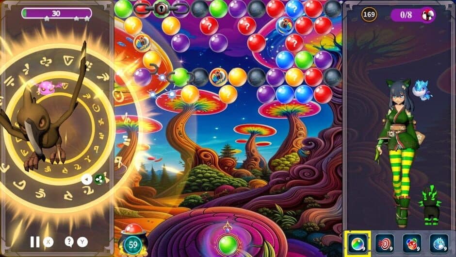 Скриншот 2 из Bubble Wizard III Saga