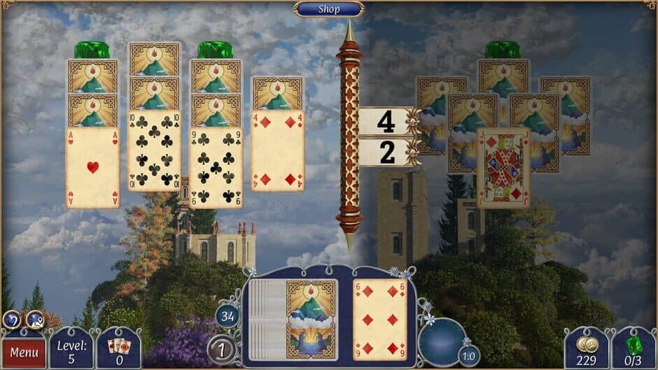 Скриншот 1 из Jewel Match Solitaire Fantasy: Collector's Edition