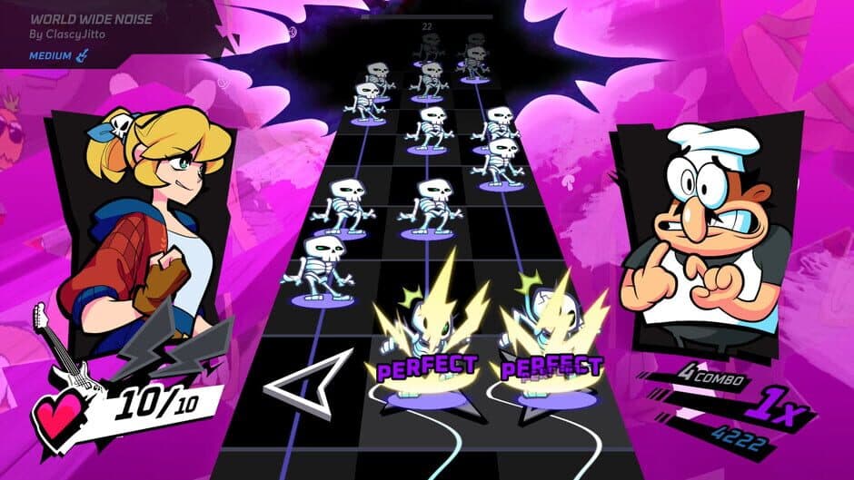 Скриншот 1 из Rift of the NecroDancer: Pizza Tower - "World Wide Noise"