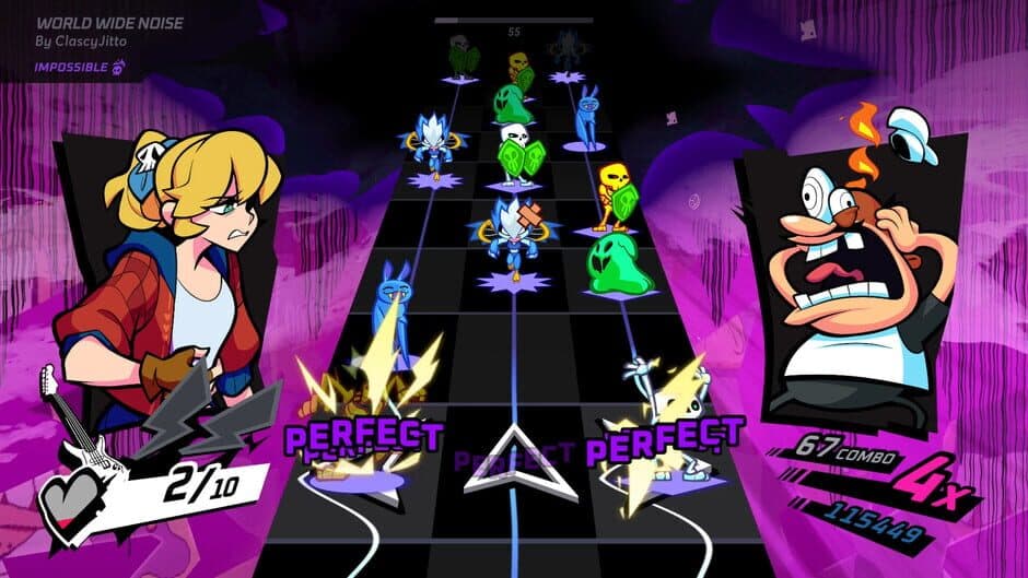 Скриншот 3 из Rift of the NecroDancer: Pizza Tower - "World Wide Noise"