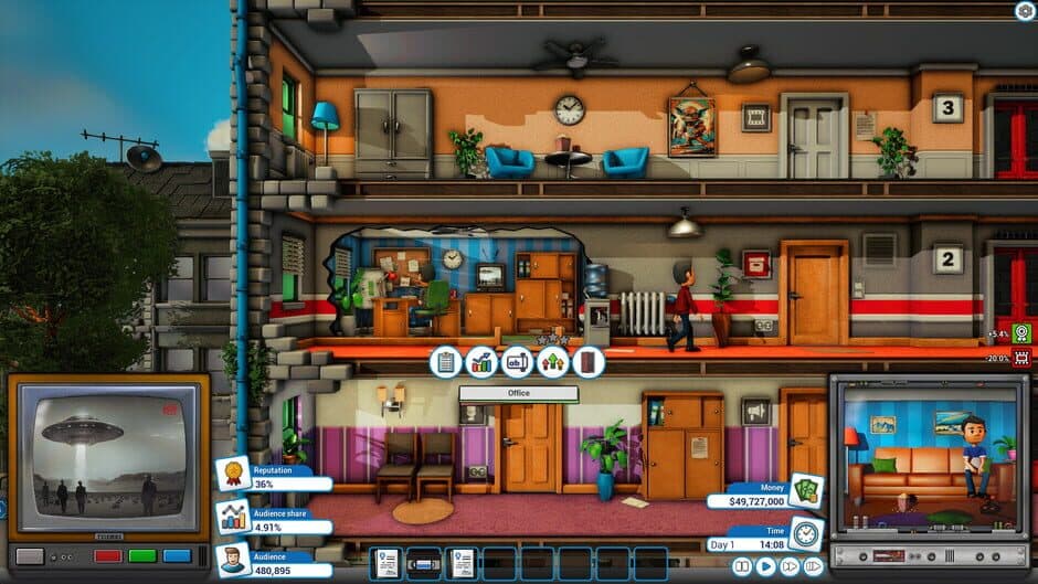 Скриншот 1 из Mad Television Tycoon