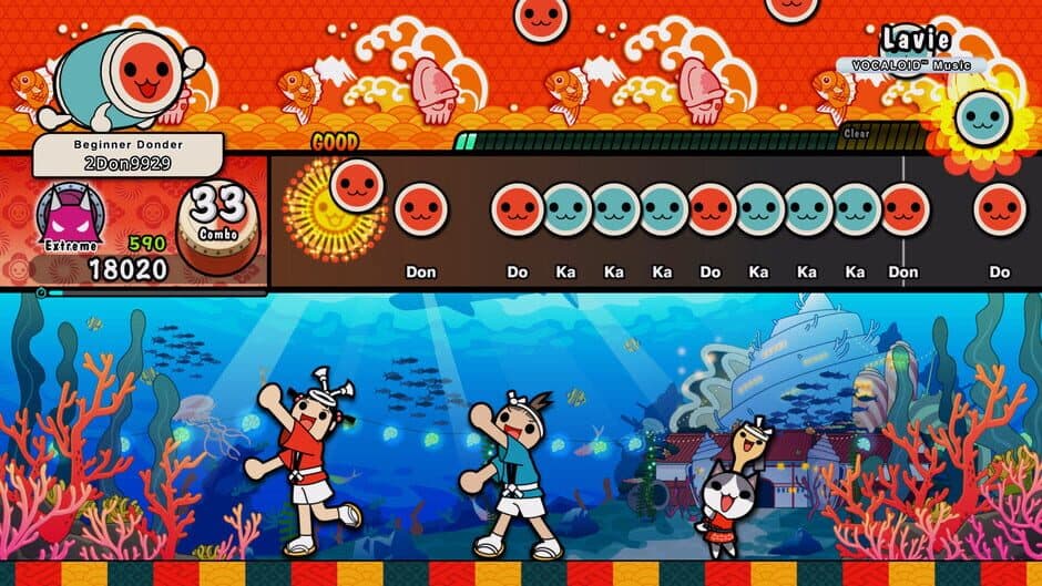 Скриншот 1 из Taiko no Tatsujin: Rhythm Festival - Kagamine Rin, Kagamine Len Pack