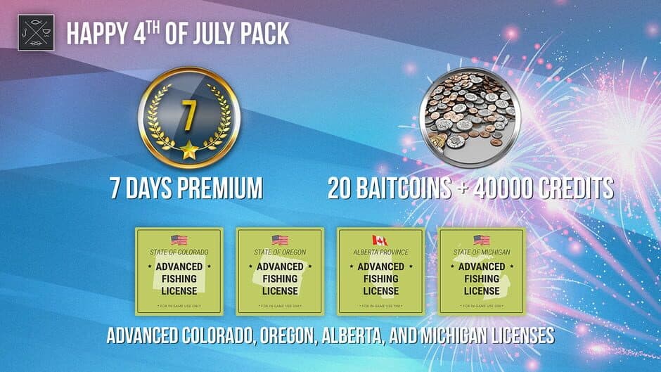Скриншот 3 из Fishing Planet: Happy 4th of July Pack!