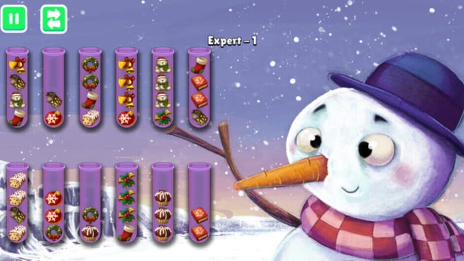 Скриншот 1 из Christmas Sort Puzzle