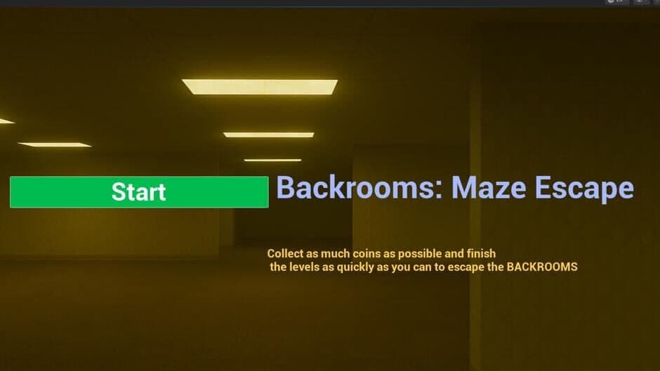 Скриншот 1 из The Backrooms: Maze Escape