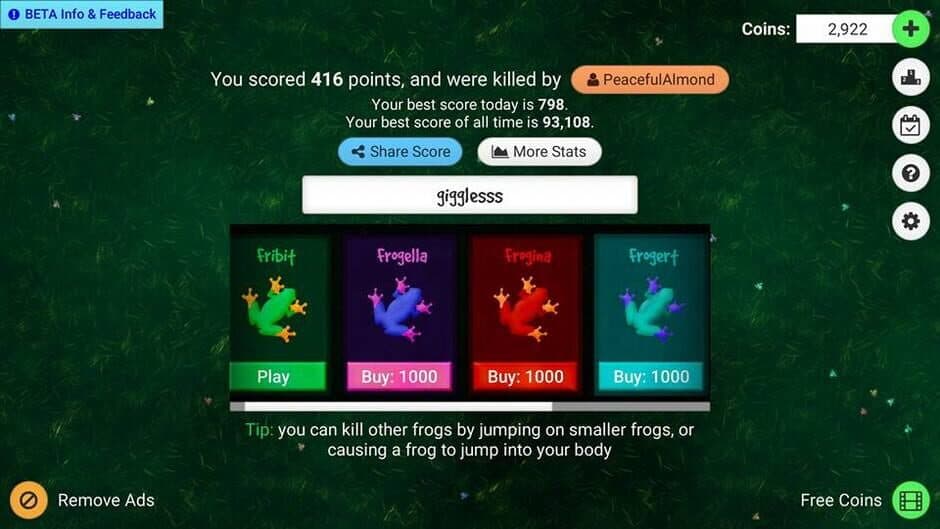 Скриншот 1 из Frogar.io
