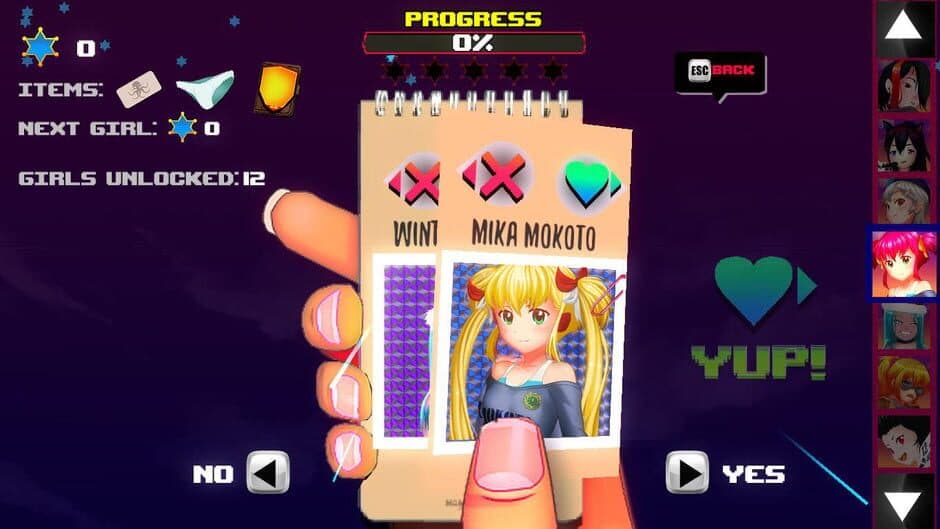 Скриншот 4 из Deep Space Waifu: Flat Justice
