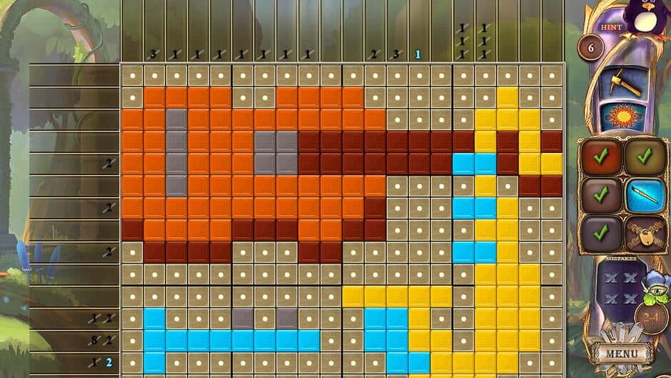 Скриншот 4 из Fantasy Mosaics 27: Secret Colors